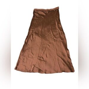 Free People Intimately Country Side Skirt in Apple Cider Sz L